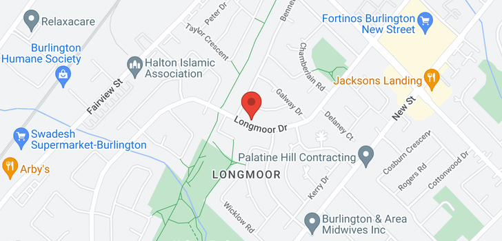 map of 4359 Longmoor Drive